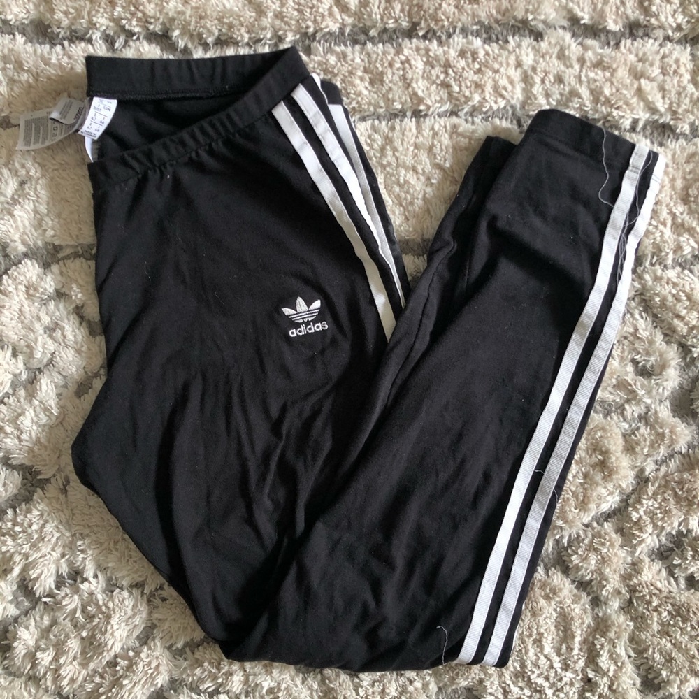 Adidas 3 stripe legging Size L
